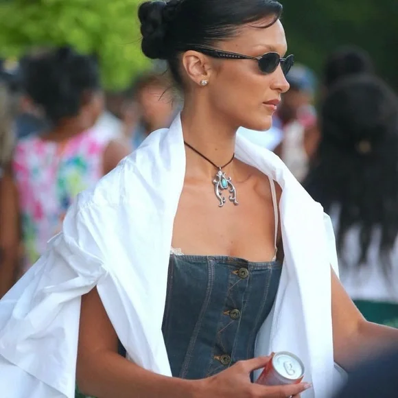 NEW Zara denim midi dress - Picture 16 of 16